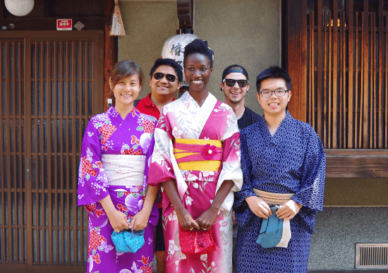Yukata and kimono experience